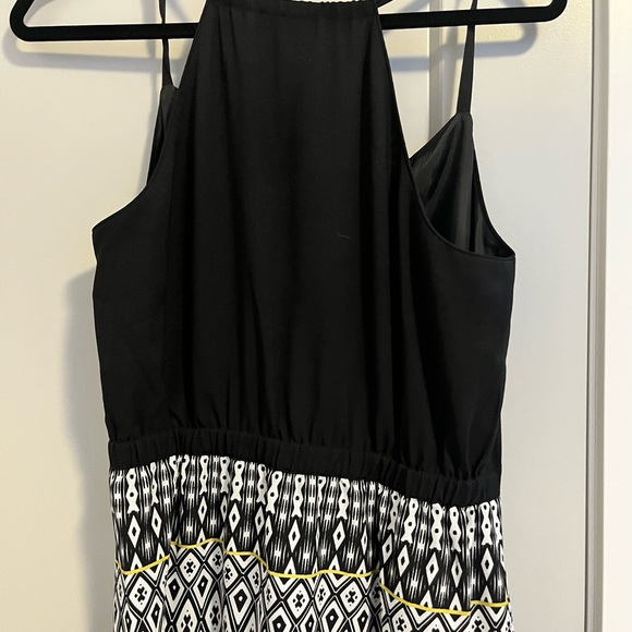 J. Crew Black and White Patterned Maxi Dress - Picture 3 of 4